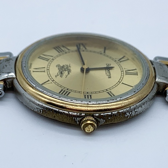 Vintage Butberrys Silver & Gold Wristwatch - Picture 4 of 13